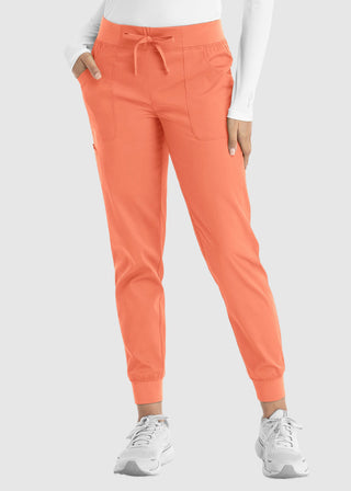 Maevn Women's Full Elastic Waistband Jogger Pant