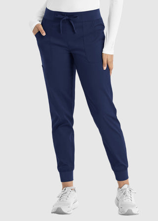 Maevn Women's Full Elastic Waistband Jogger Pant