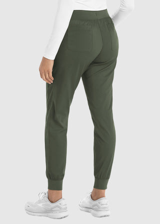 Maevn Women's Full Elastic Waistband Jogger Pant
