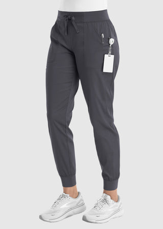 Maevn Women's Full Elastic Waistband Jogger Pant