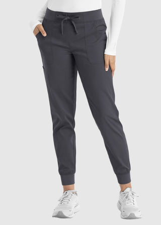 Maevn Women's Full Elastic Waistband Jogger Pant