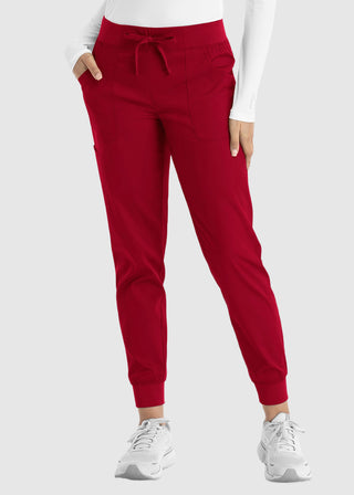 Maevn Women's Full Elastic Waistband Jogger Pant