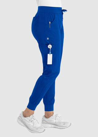 Maevn Women's Full Elastic Waistband Jogger Pant