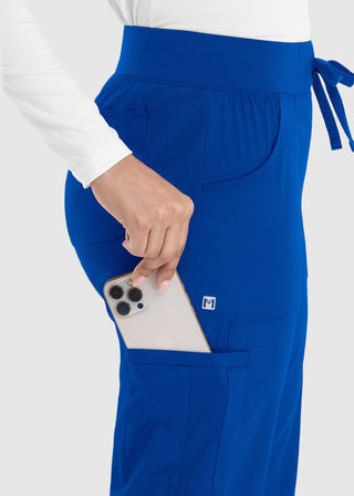 Maevn Women's Full Elastic Waistband Jogger Pant