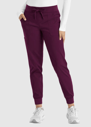 Maevn Women's Full Elastic Waistband Jogger Pant