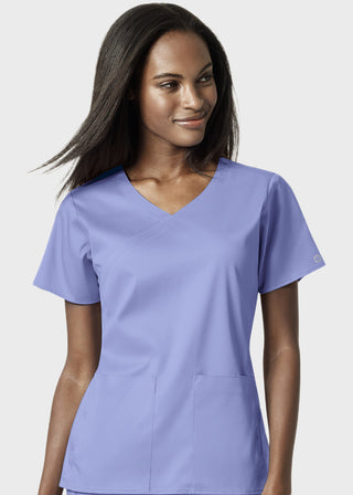 Wink Scrubs Wink PRO Women's Mock Wrap Scrub Top