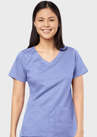 Wink Scrubs Wink PRO Women's Mock Wrap Scrub Top