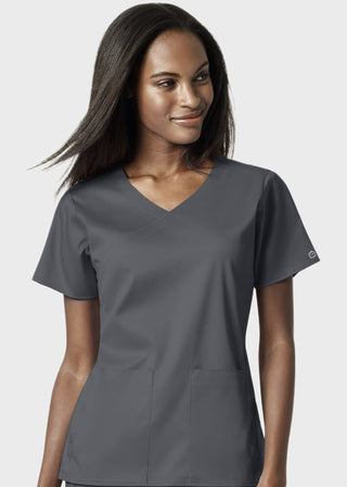 Wink Scrubs Wink PRO Women's Mock Wrap Scrub Top