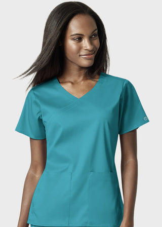 Wink Scrubs Wink PRO Women's Mock Wrap Scrub Top