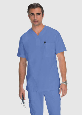 Koi Classics Men's Jason Solid Scrub Top