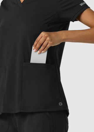 Wink Scrubs RENEW Knit Women's Pocket Scrub Top
