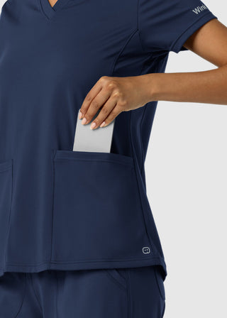 Wink Scrubs RENEW Knit Women's Pocket Scrub Top