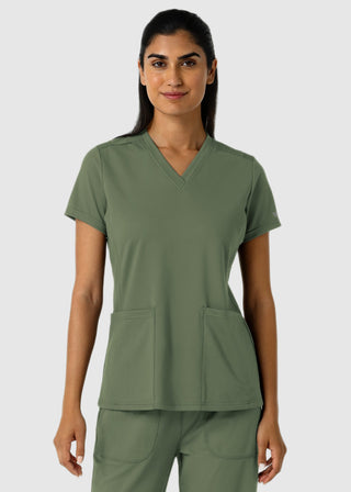 Wink Scrubs RENEW Knit Women's Pocket Scrub Top
