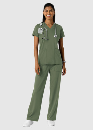 Wink Scrubs RENEW Knit Women's Pocket Scrub Top