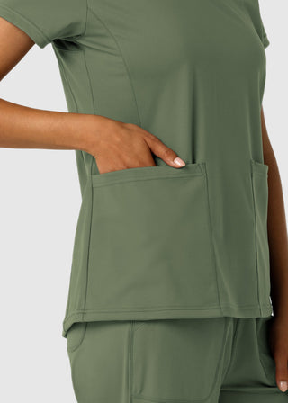 Wink Scrubs RENEW Knit Women's Pocket Scrub Top