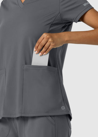 Wink Scrubs RENEW Knit Women's Pocket Scrub Top