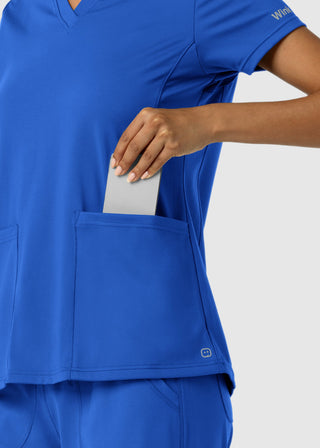 Wink Scrubs RENEW Knit Women's Pocket Scrub Top