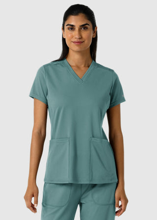 Wink Scrubs RENEW Knit Women's Pocket Scrub Top