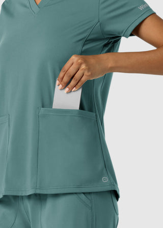 Wink Scrubs RENEW Knit Women's Pocket Scrub Top