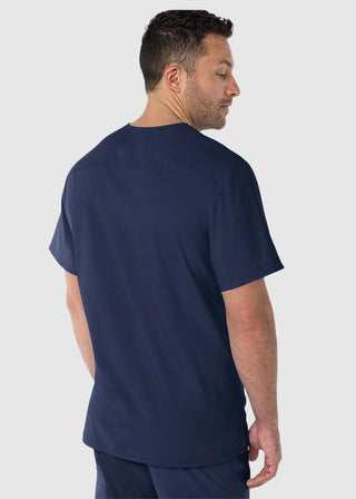 koi Lite Men's Force V-Neck Solid Scrub Top