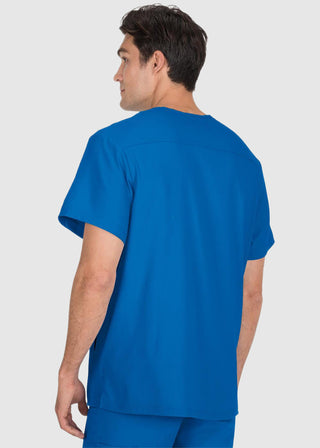 koi Lite Men's Force V-Neck Solid Scrub Top