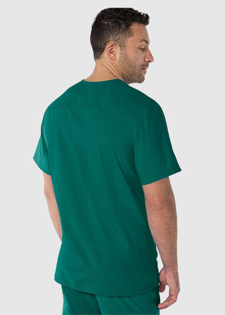 koi Lite Men's Force V-Neck Solid Scrub Top