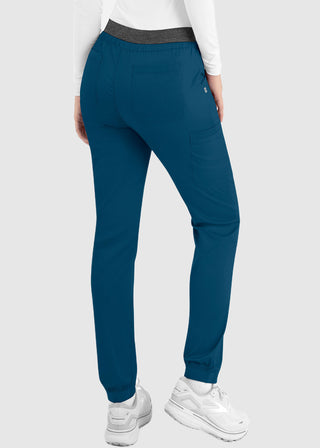 Maevn Matrix Women's Elastic Waistband Scrub Pant