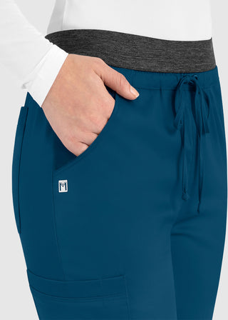 Maevn Matrix Women's Elastic Waistband Scrub Pant