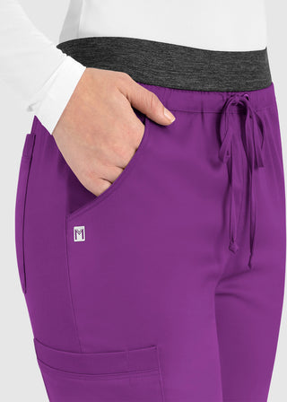 Maevn Matrix Women's Elastic Waistband Scrub Pant