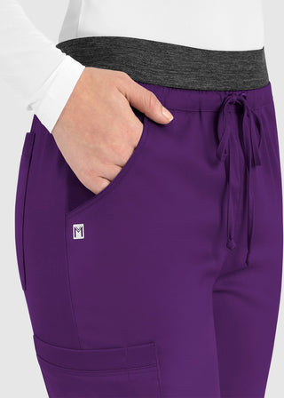 Maevn Matrix Women's Elastic Waistband Scrub Pant