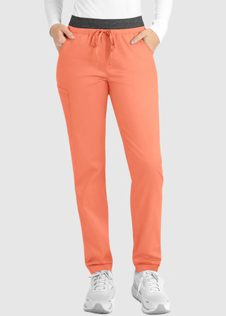 Maevn Matrix Women's Elastic Waistband Scrub Pant