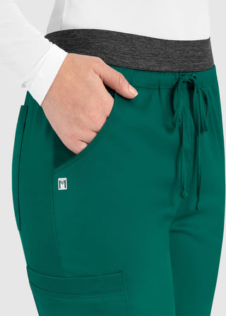 Maevn Matrix Women's Elastic Waistband Scrub Pant