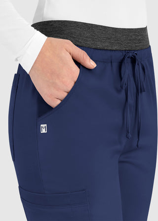 Maevn Matrix Women's Elastic Waistband Scrub Pant