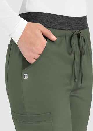 Maevn Matrix Women's Elastic Waistband Scrub Pant