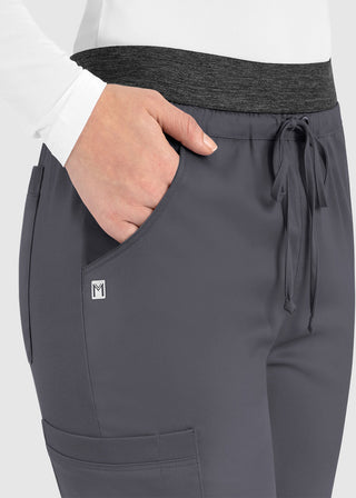 Maevn Matrix Women's Elastic Waistband Scrub Pant