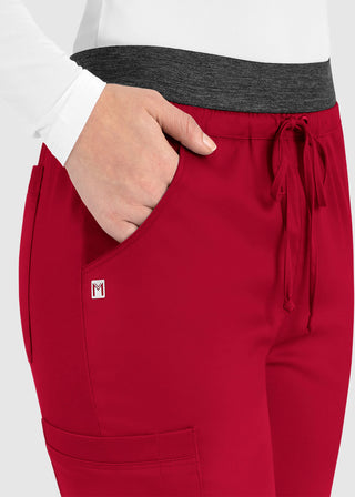 Maevn Matrix Women's Elastic Waistband Scrub Pant