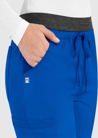 Maevn Matrix Women's Elastic Waistband Scrub Tall Pant