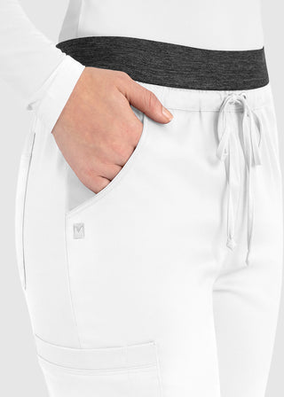 Maevn Matrix Women's Elastic Waistband Scrub Pant