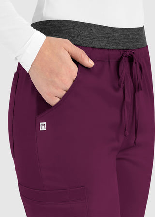 Maevn Matrix Women's Elastic Waistband Scrub Pant