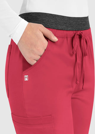 Maevn Matrix Women's Elastic Waistband Scrub Pant