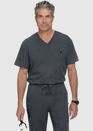 Koi Next Gen Men's On Call Solid Scrub Top