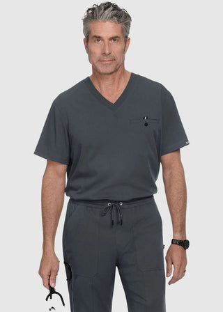 Koi Next Gen Men's On Call Solid Scrub Top