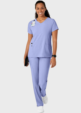 Wink Scrubs Women's Y-Neck Wrap Top