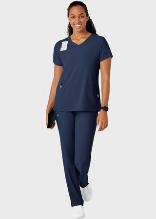 Wink Scrubs Women's Y-Neck Wrap Top