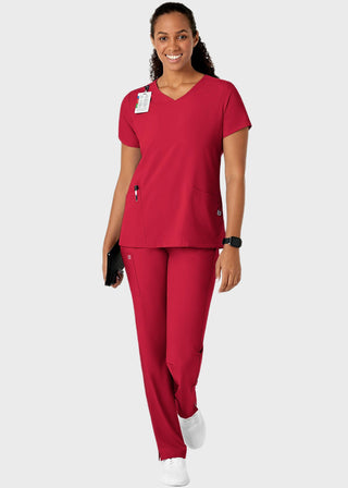 Wink Scrubs Women's Y-Neck Wrap Top