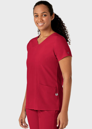 Wink Scrubs Women's Y-Neck Wrap Top