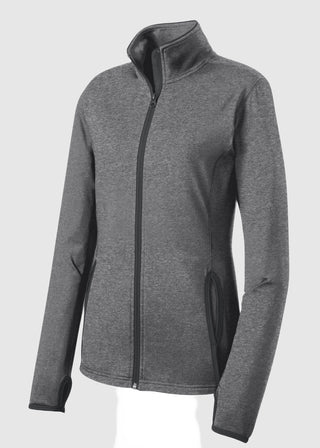 Sport-Tek Women's Sport-Wick Stretch Contrast Full-Zip Jacket
