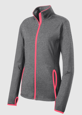 Sport-Tek Women's Sport-Wick Stretch Contrast Full-Zip Jacket