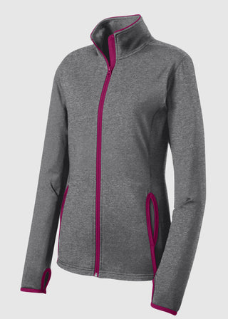 Sport-Tek Women's Sport-Wick Stretch Contrast Full-Zip Jacket