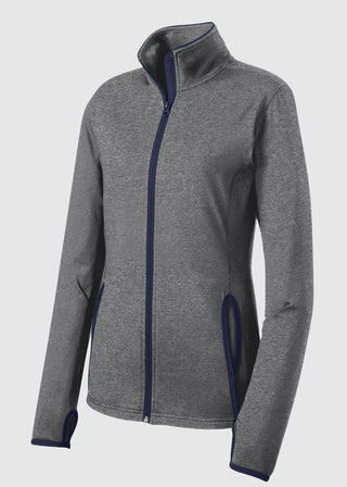 Sport-Tek Women's Sport-Wick Stretch Contrast Full-Zip Jacket